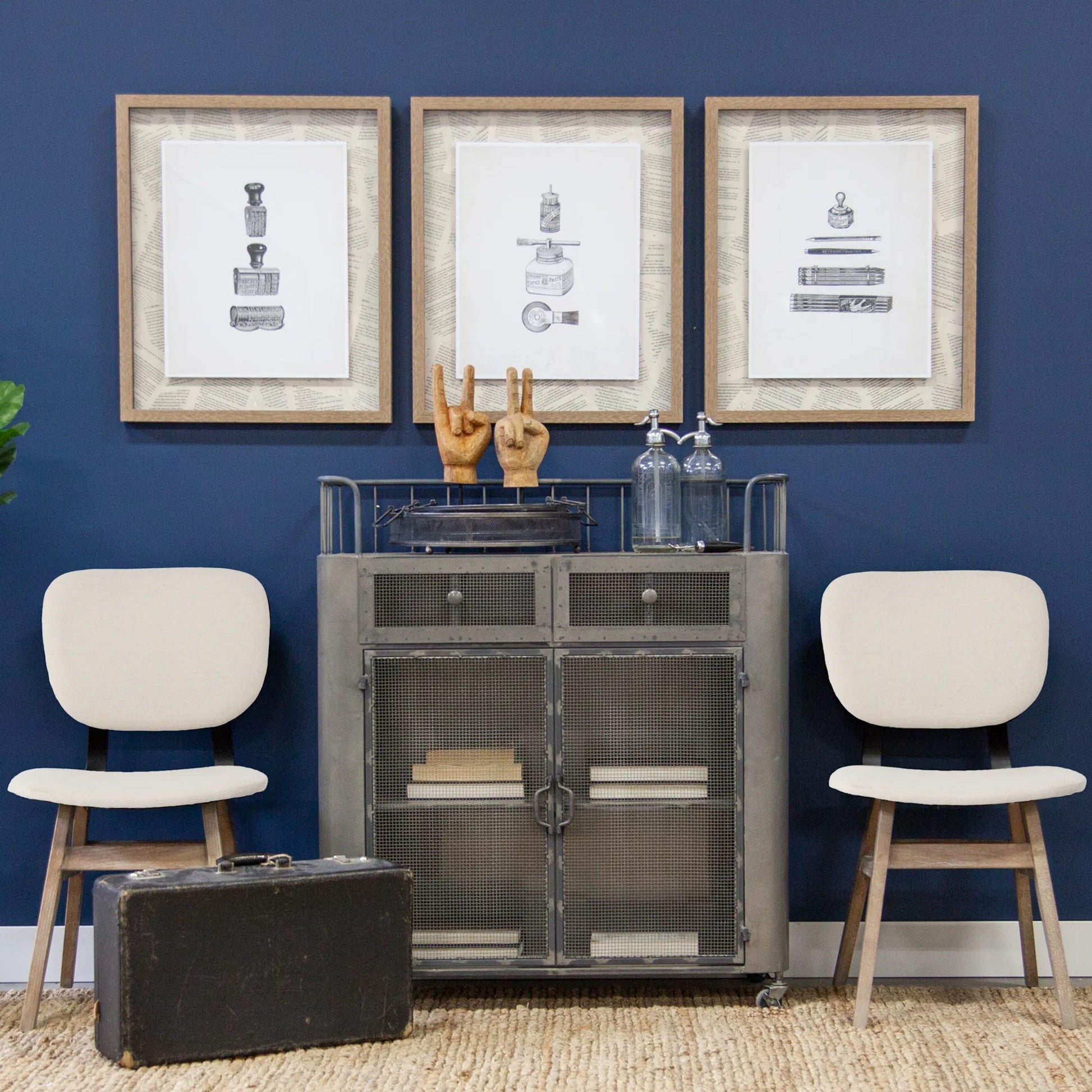 Haden Dining Chair (Set of 2) by Mercana. Made from unique in a rustic style.