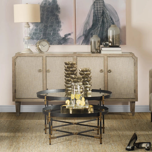 Henley I Decorative Table Candle Holder by Mercana in bronze. Made from unique in a eclectic & global style.