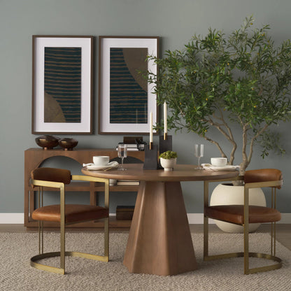 Jovani Dining Table by Mercana. Made from solid wood in a traditional style.