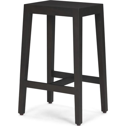 Colony Wood Seat Counter Stool by Mercana. Made from solid wood in a unique style.