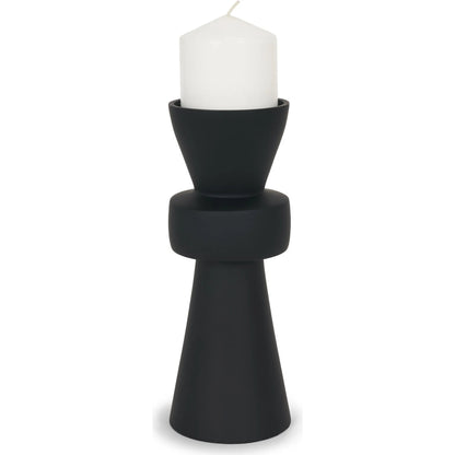 Odilia Geometric Pillar Candle Holder by Mercana. Made from metal in a unique style.