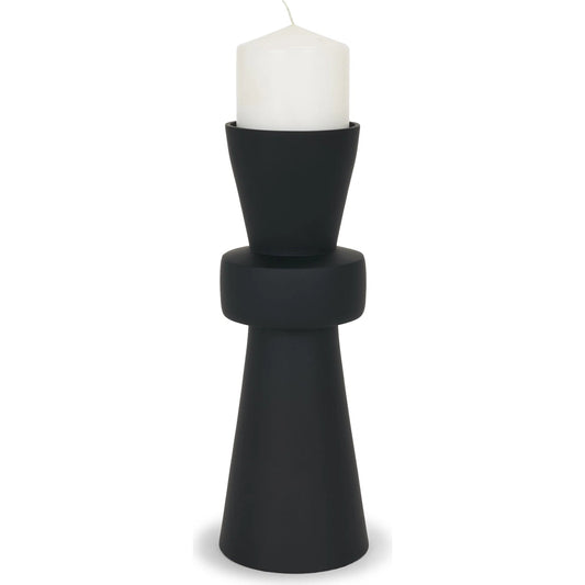 Odilia Geometric Pillar Candle Holder by Mercana. Made from metal in a unique style.