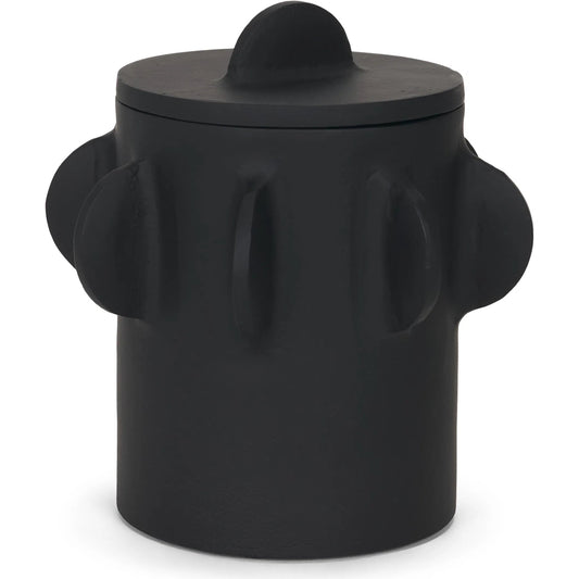Deacon Canister with Sculptural Handles by Mercana. Made from metal in a unique style.