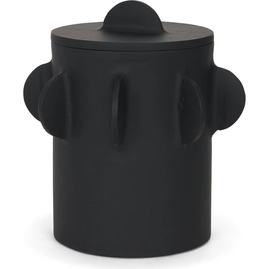 Deacon Canister with Sculptural Handles by Mercana. Made from metal in a unique style.