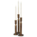 Declan Taper Candle Holders by Mercana. Made from metal in a rustic style.