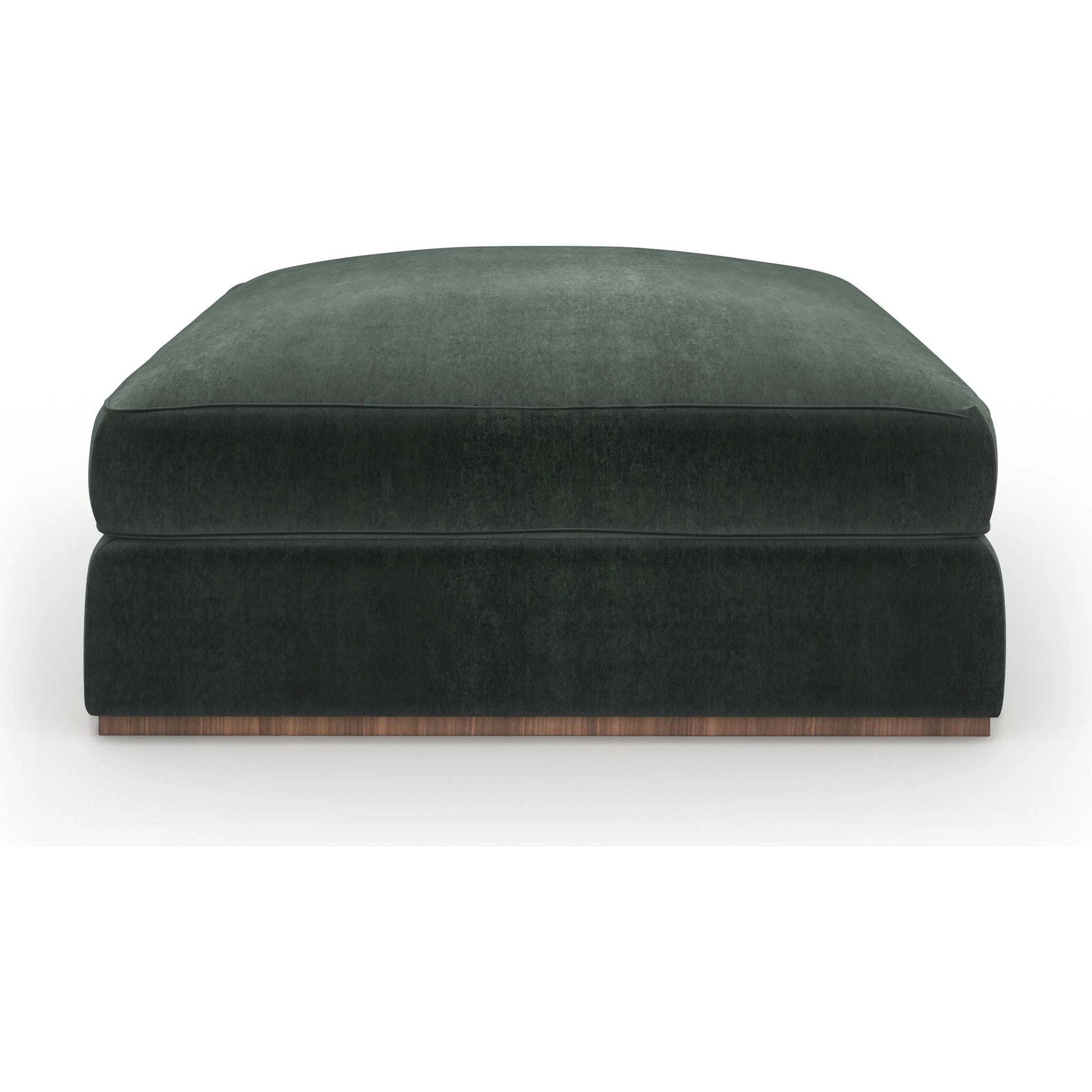 Bello Ottoman by Caracole in retro walnut. Made from unique in a eclectic & global style.