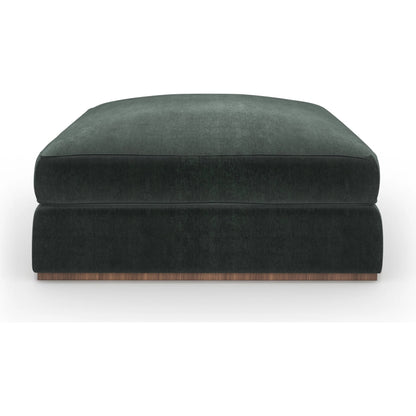 Bello Ottoman by Caracole in retro walnut. Made from unique in a eclectic & global style.
