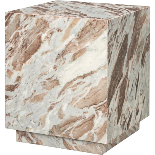 Matteo Side Table by Mercana. Made from stone in a modern style.