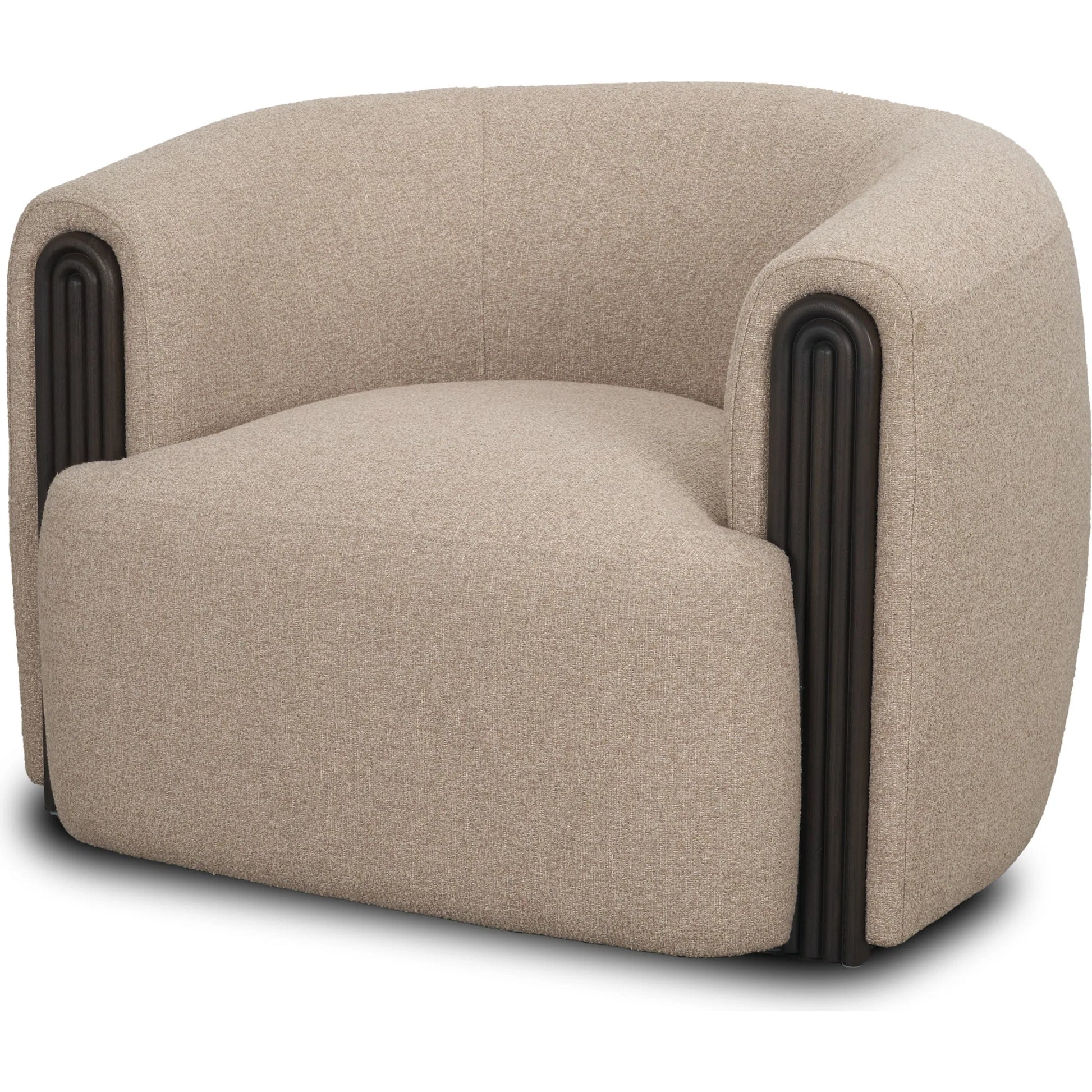 Kornelia Accent Chair by Mercana. Made from fabric in a transitional style.