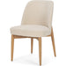 Abbie Curve Fabric Dining Chair (Set of 2) by Mercana. Made from solid wood in a transitional style.