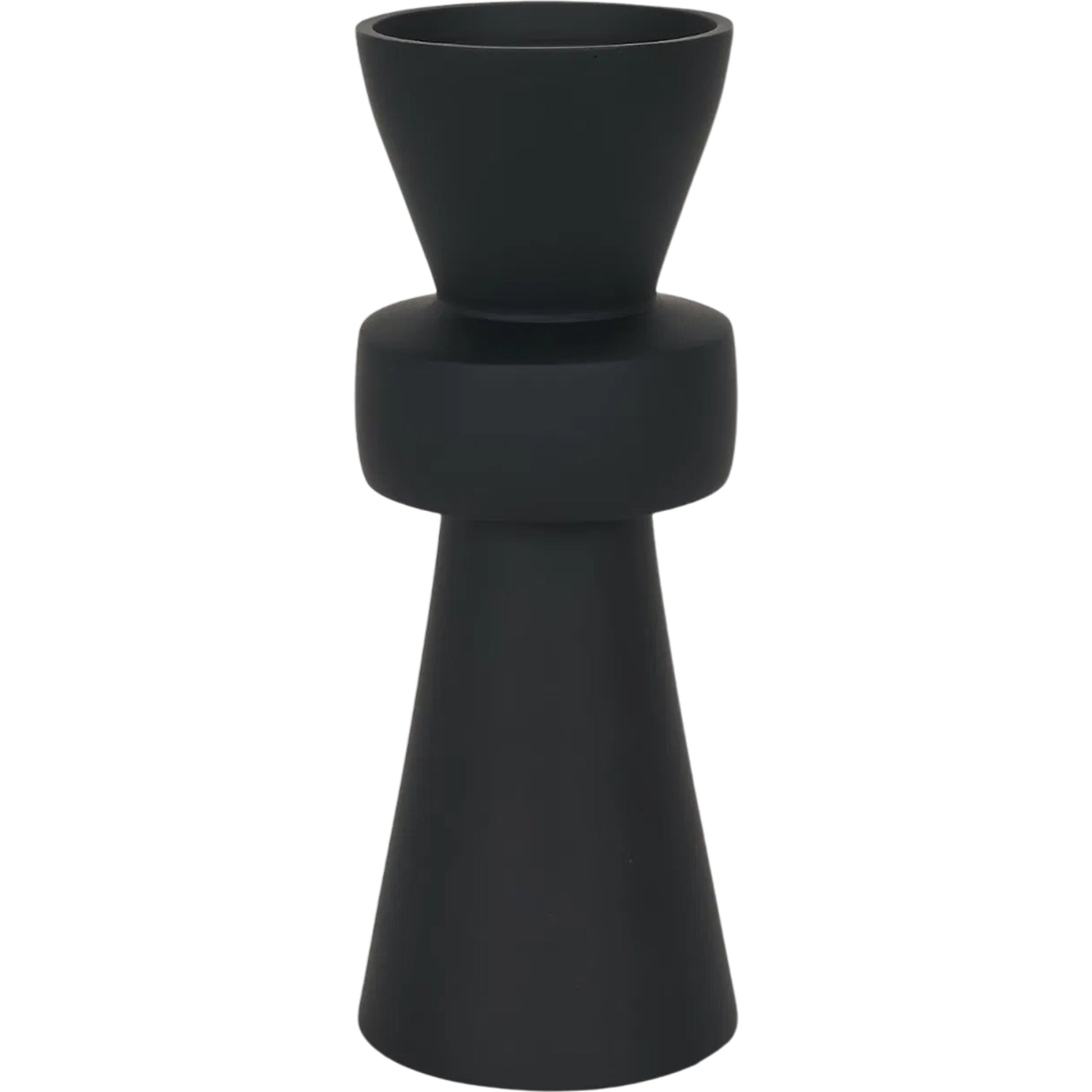 Odilia Geometric Pillar Candle Holder by Mercana. Made from metal in a unique style.