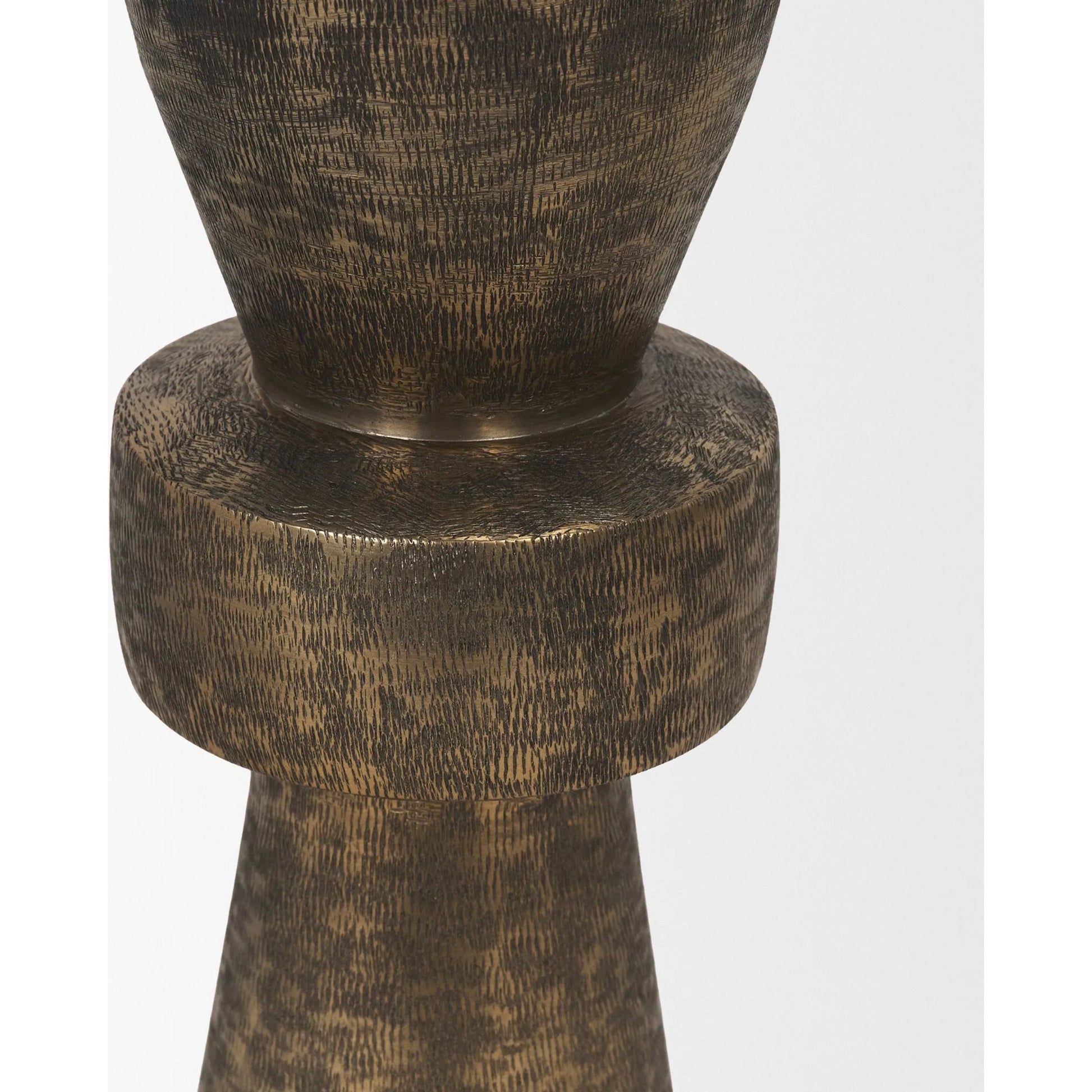 Odilia Geometric Pillar Candle Holder by Mercana. Made from metal in a unique style.