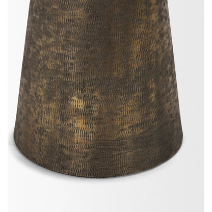 Odilia Geometric Pillar Candle Holder by Mercana. Made from metal in a unique style.