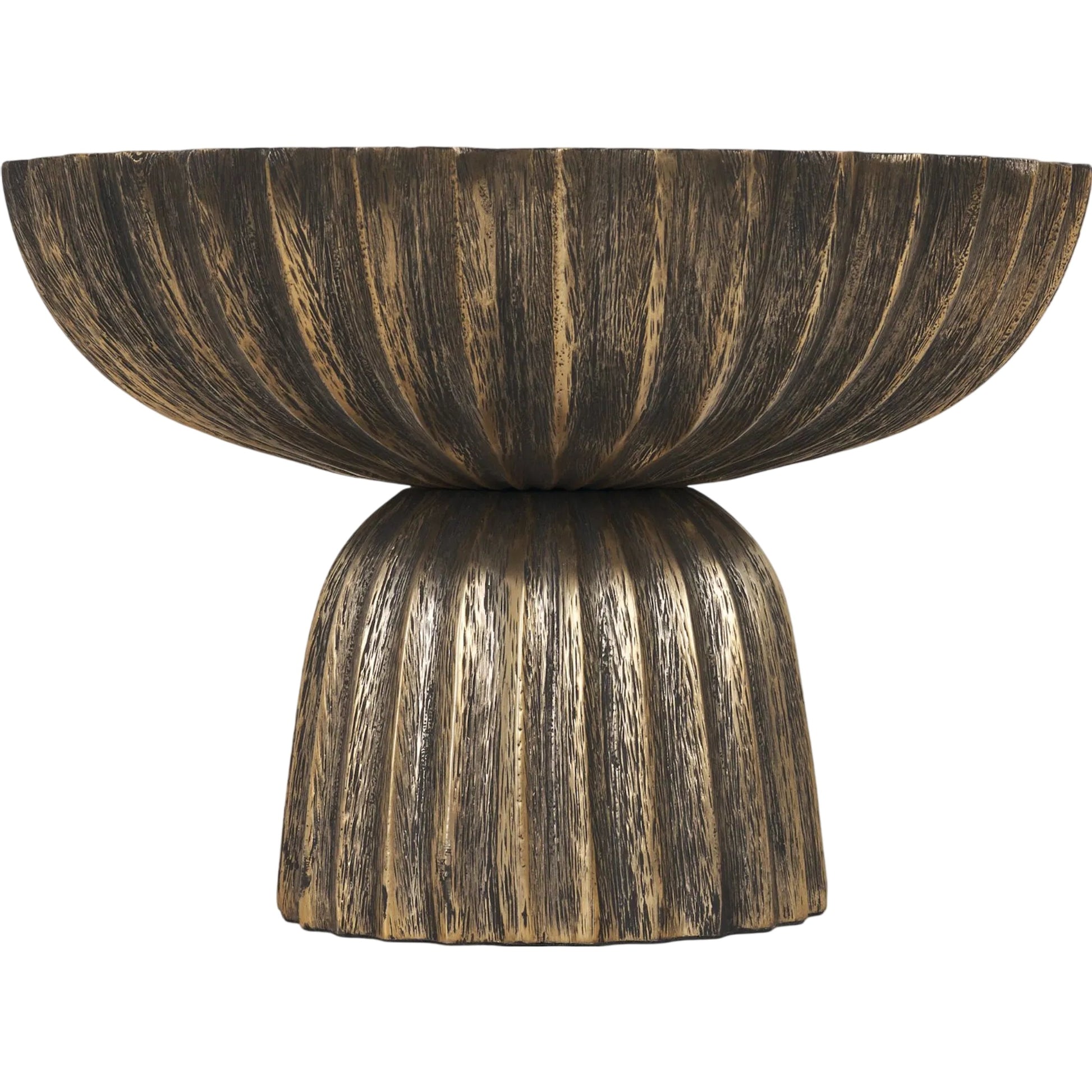 Ciaran Fluted Decorative Bowl by Mercana. Made from metal in a unique style.