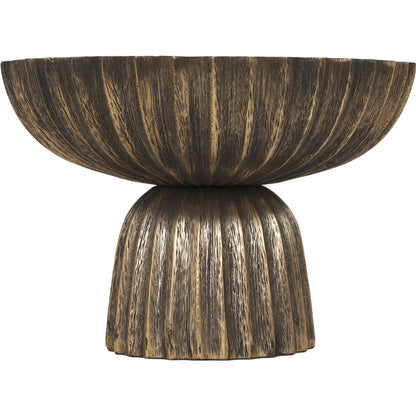 Ciaran Fluted Decorative Bowl by Mercana. Made from metal in a unique style.