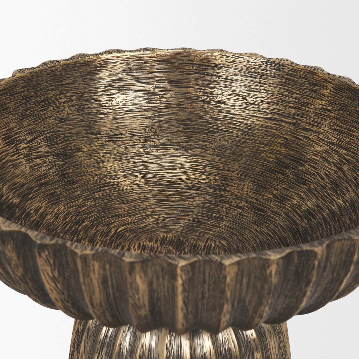 004 SI-2453185 | Additional Silo | Ciaran Fluted Decorative Bowl by Mercana. Made from metal in a unique style.