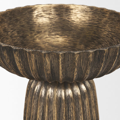 Ciaran Fluted Decorative Bowl by Mercana. Made from metal in a unique style.