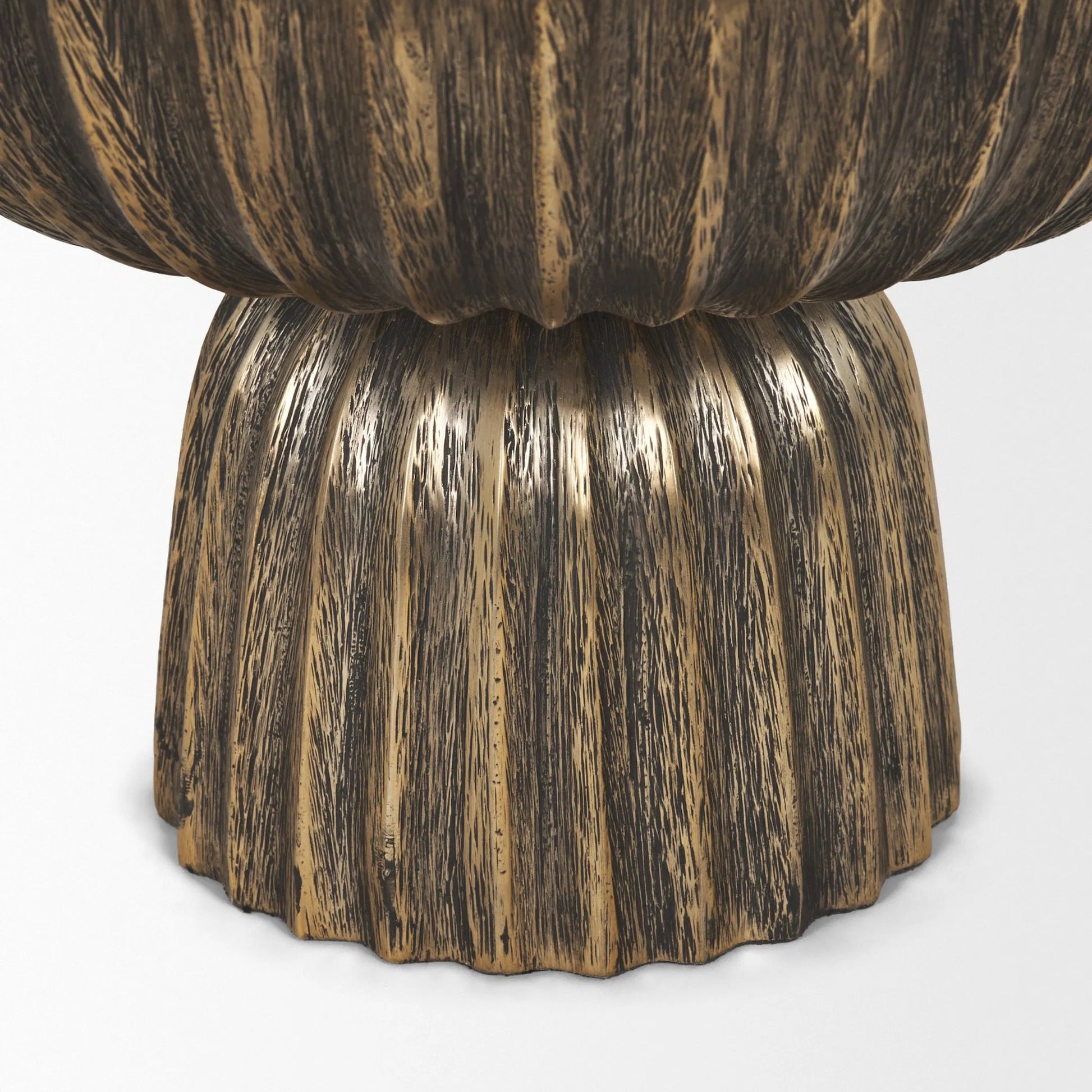 Ciaran Fluted Decorative Bowl by Mercana. Made from metal in a unique style.