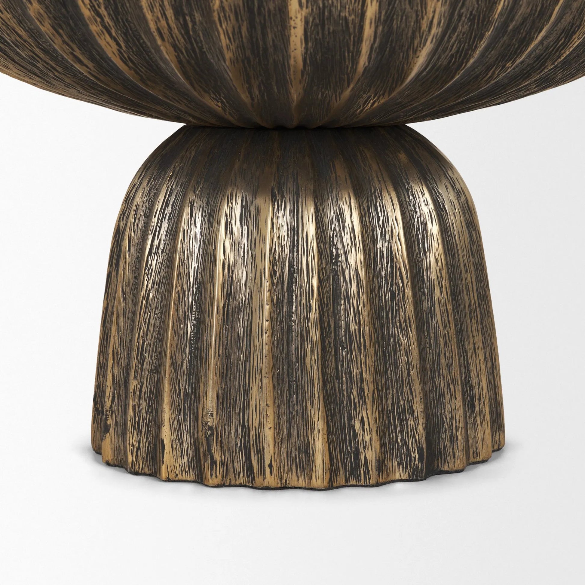 Ciaran Fluted Decorative Bowl by Mercana. Made from metal in a unique style.