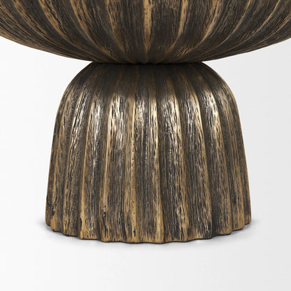 Ciaran Fluted Decorative Bowl by Mercana. Made from metal in a unique style.