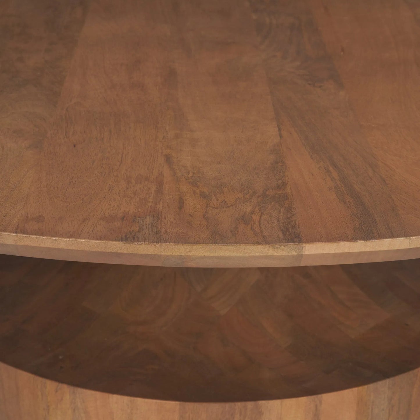 005 SI-2453170 | Closeup | Arno Coffee Table by Mercana in brown. Made from solid wood in a transitional style.