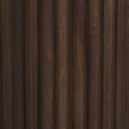 Marbrello Side Table by Mercana in brown. Made from solid wood in a modern style.