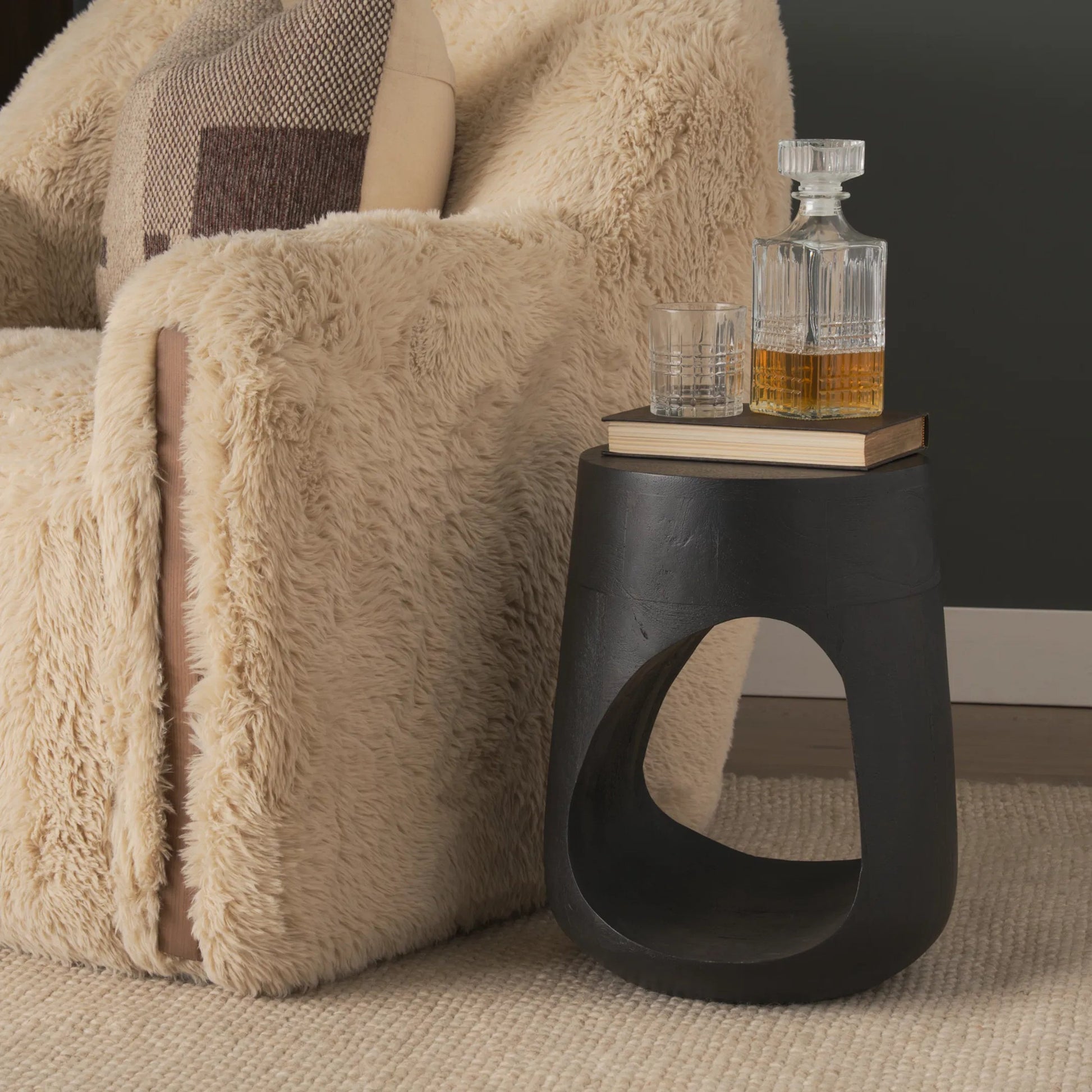 Cove Side Table by Mercana. Made from solid wood in a transitional style.