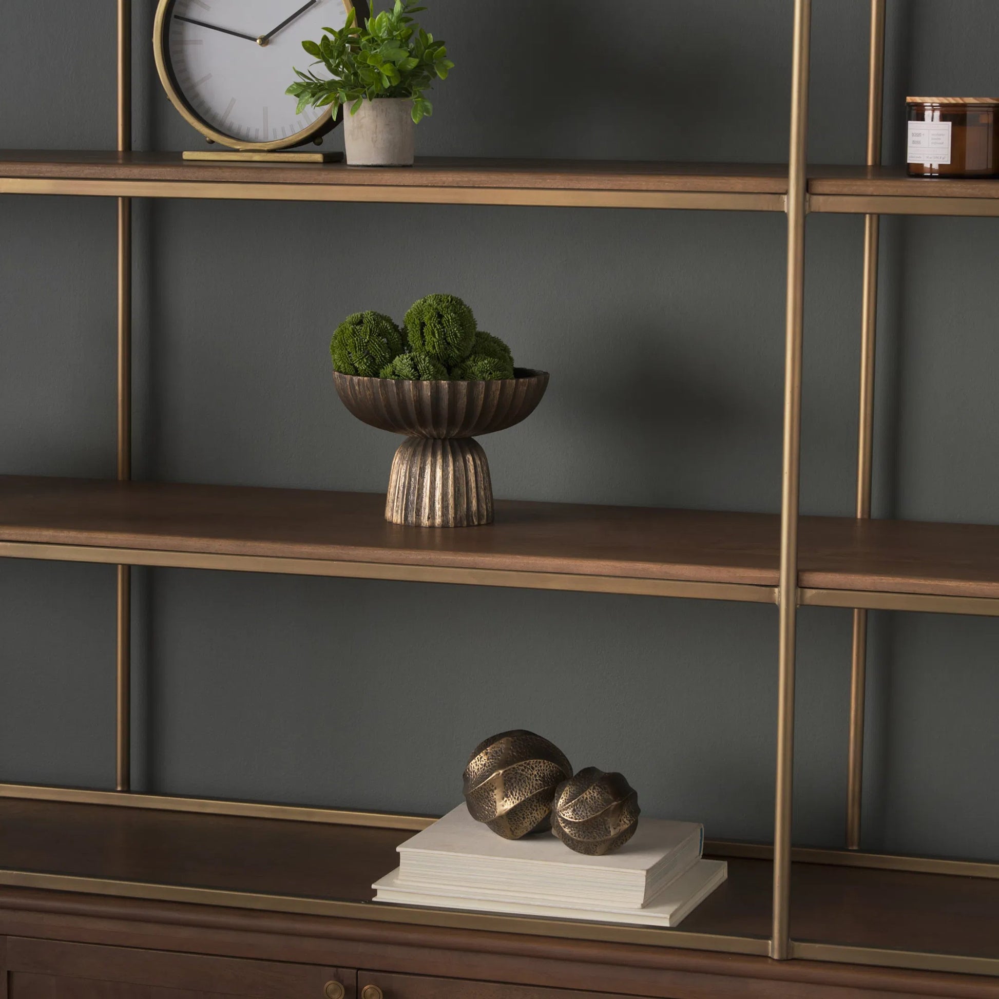 Ciaran Fluted Decorative Bowl by Mercana. Made from metal in a unique style.