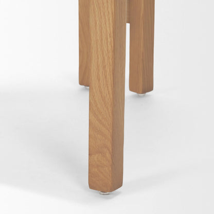 Carlisle Fabric Dining Armchair by Mercana in cream, brown. Made from solid wood in a transitional style.