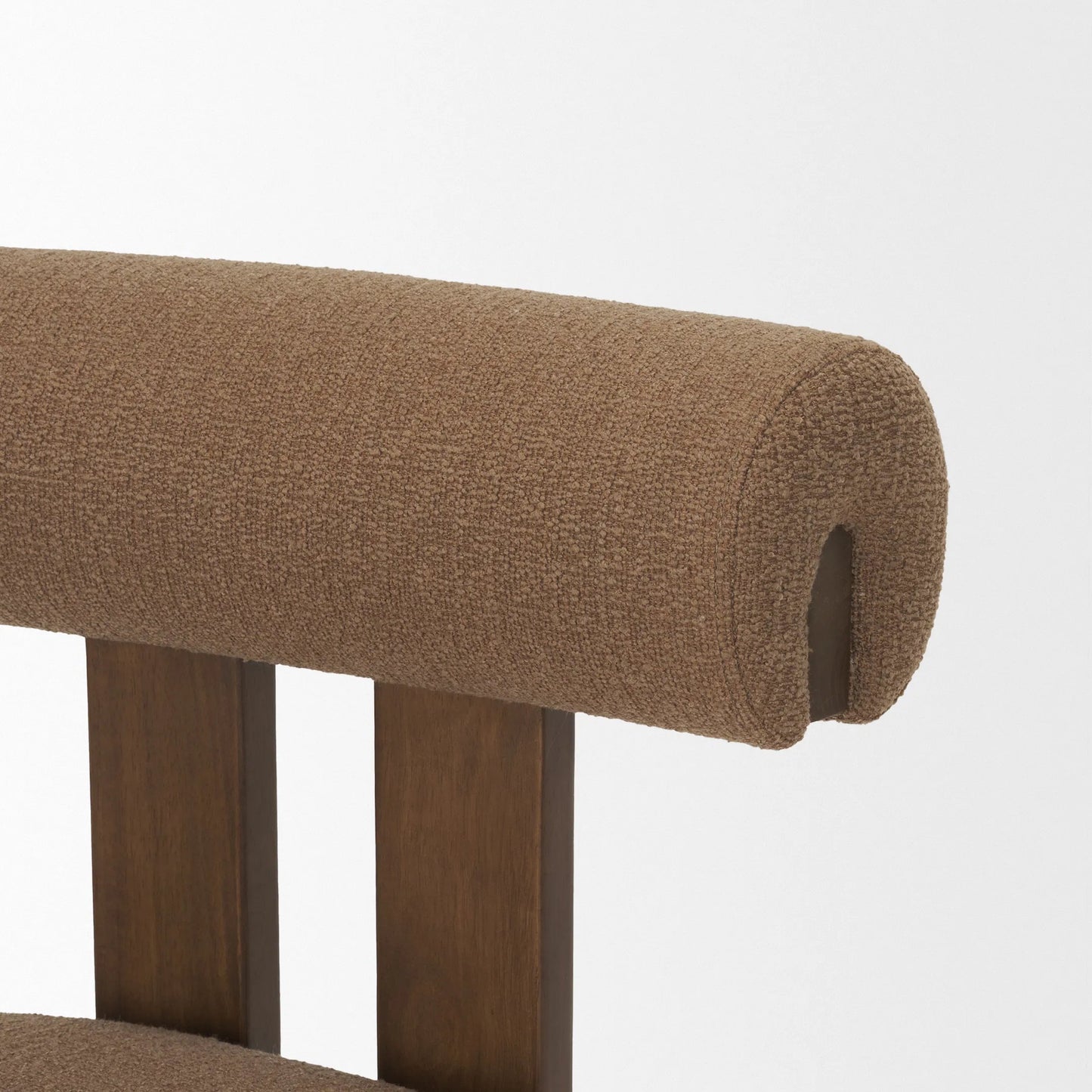 005 SI-2518319 | Closeup | Tribeca Fabric Dining Chair (Set of 2) by Mercana. Made from solid wood in a transitional style.