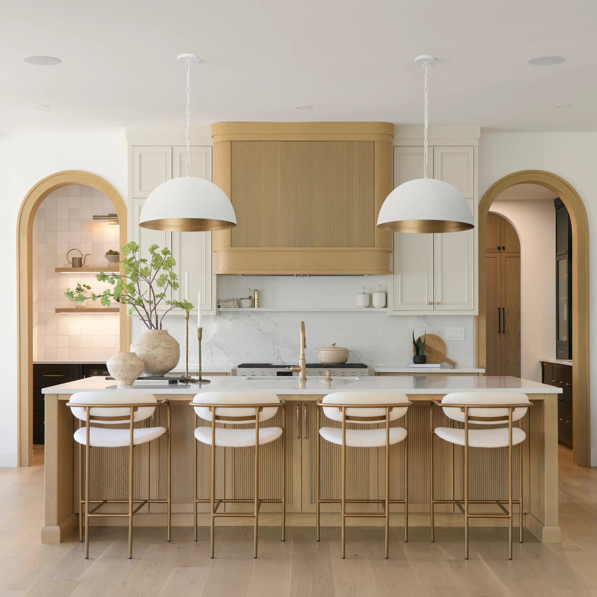 Parker Upholstered Seat Counter Stool by Mercana in beige. Made from metal in a unique style.