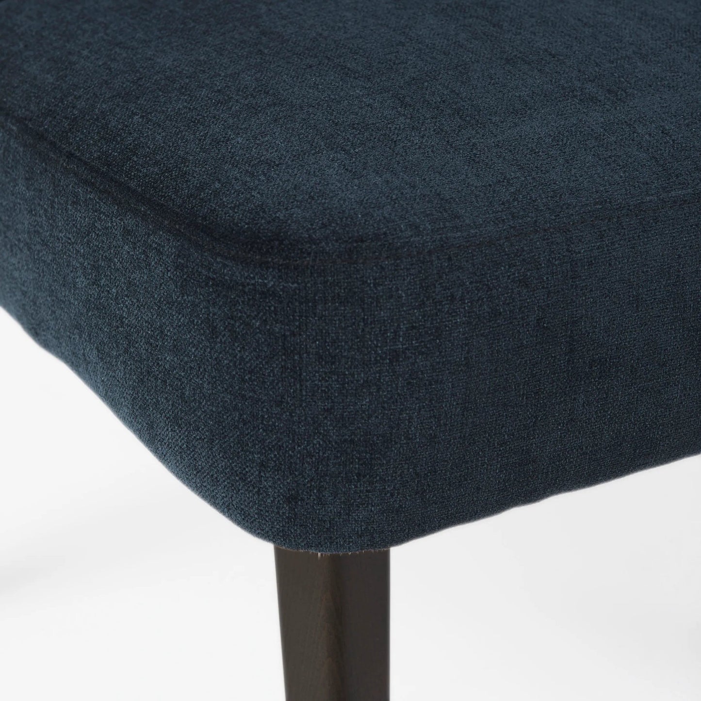 026 SI-2453273 | Closeup | Niles Fabric Dining Chair by Mercana. Made from solid wood in a traditional style.