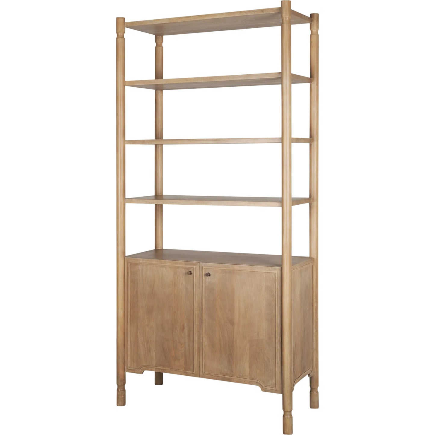 000 SI-2527763 | Primary Silo | Phil Shelving Unit by Mercana in light brown. Made from solid wood in a unique style.