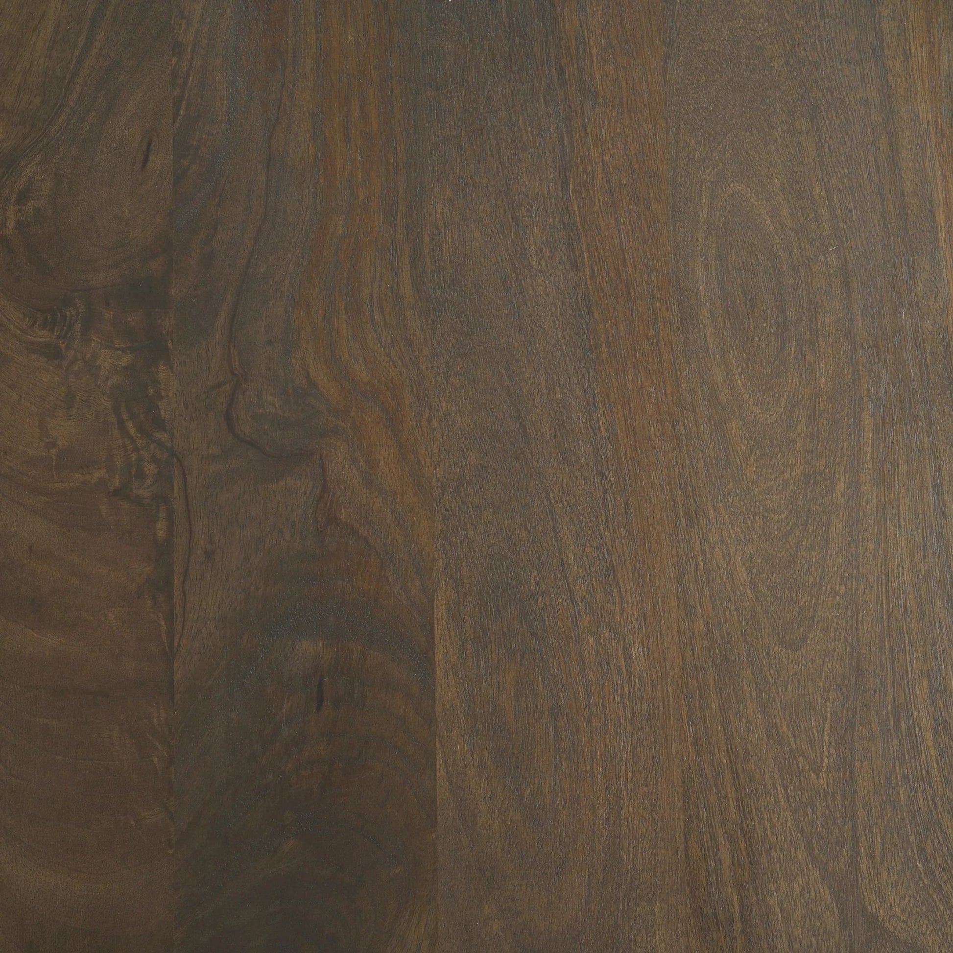 Bondi Coffee Table by Mercana in dark brown. Made from solid wood in a unique style.