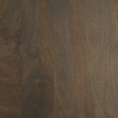 Bondi Coffee Table by Mercana in dark brown. Made from solid wood in a unique style.