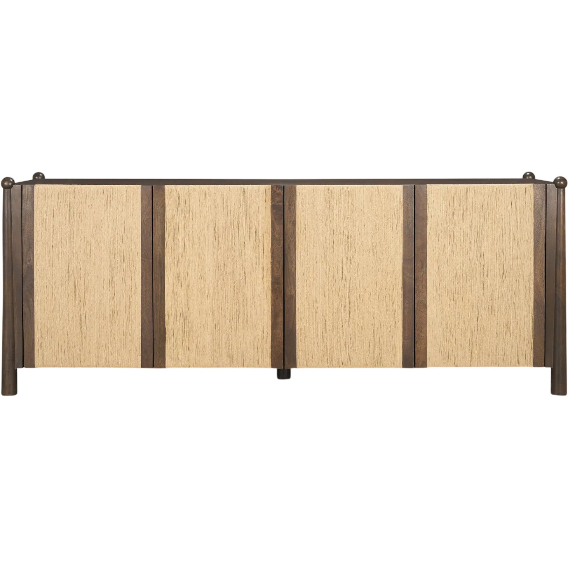 Bondi Sideboard by Mercana in dark brown. Made from solid wood in a unique style.