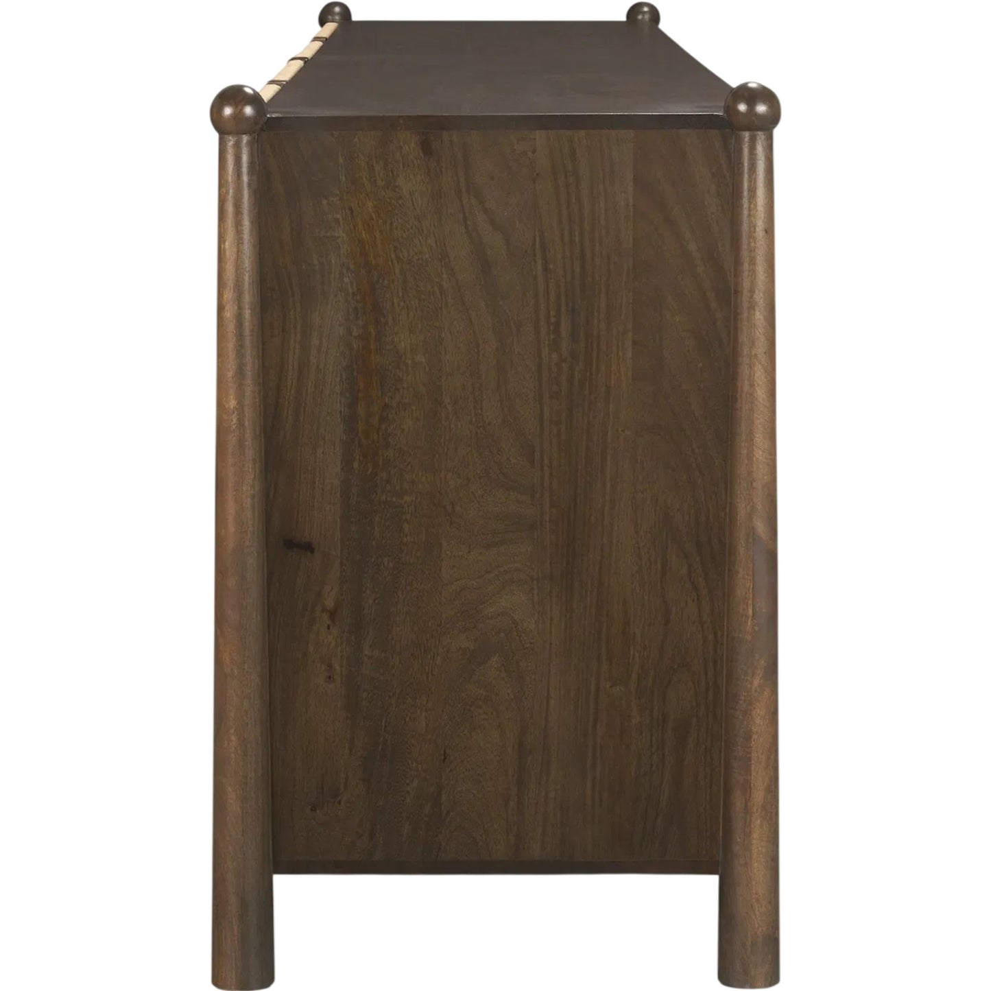 002 SI-2527749 | Additional Silo | Bondi Sideboard by Mercana in dark brown. Made from solid wood in a unique style.