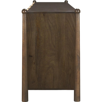 Bondi Sideboard by Mercana in dark brown. Made from solid wood in a unique style.