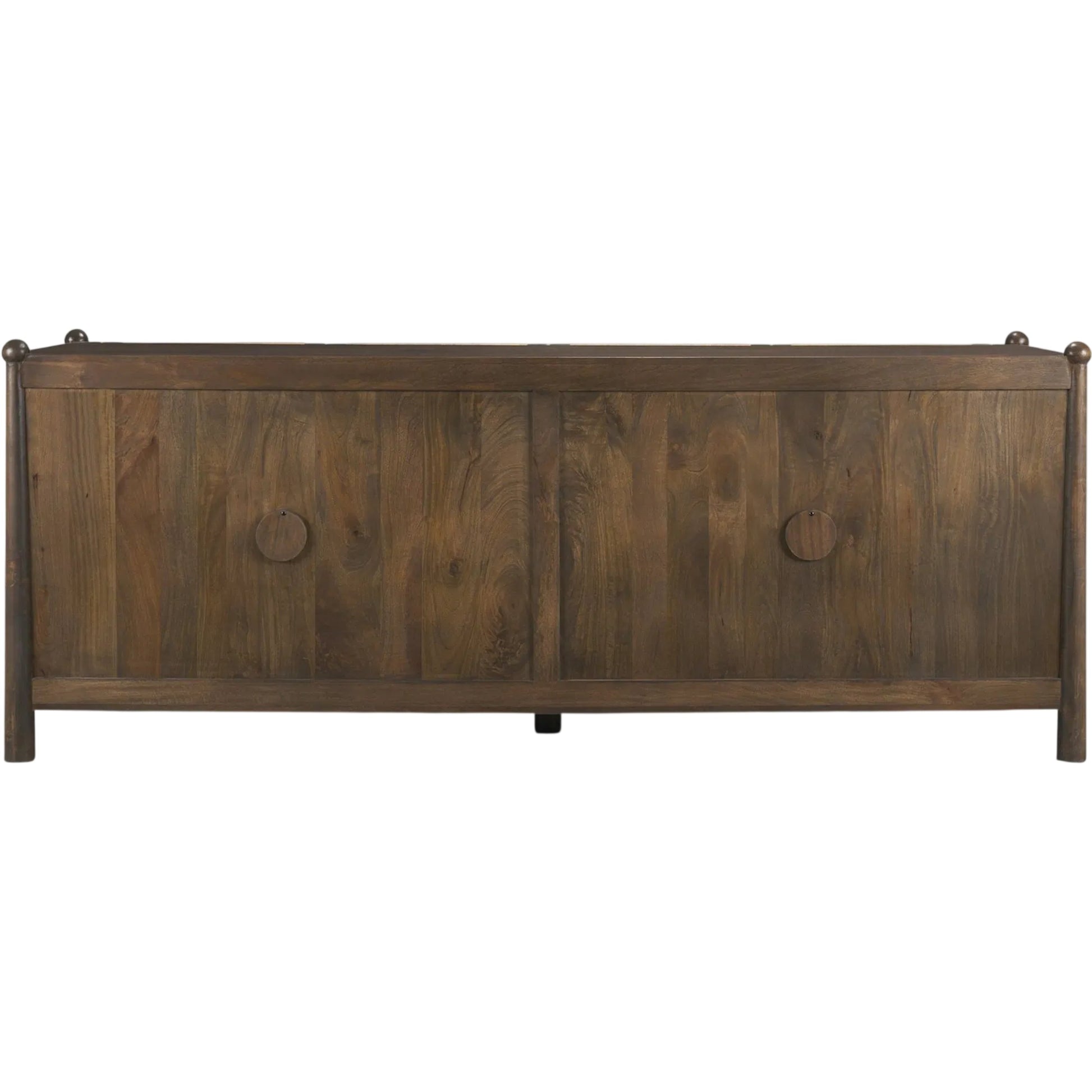 Bondi Sideboard by Mercana in dark brown. Made from solid wood in a unique style.
