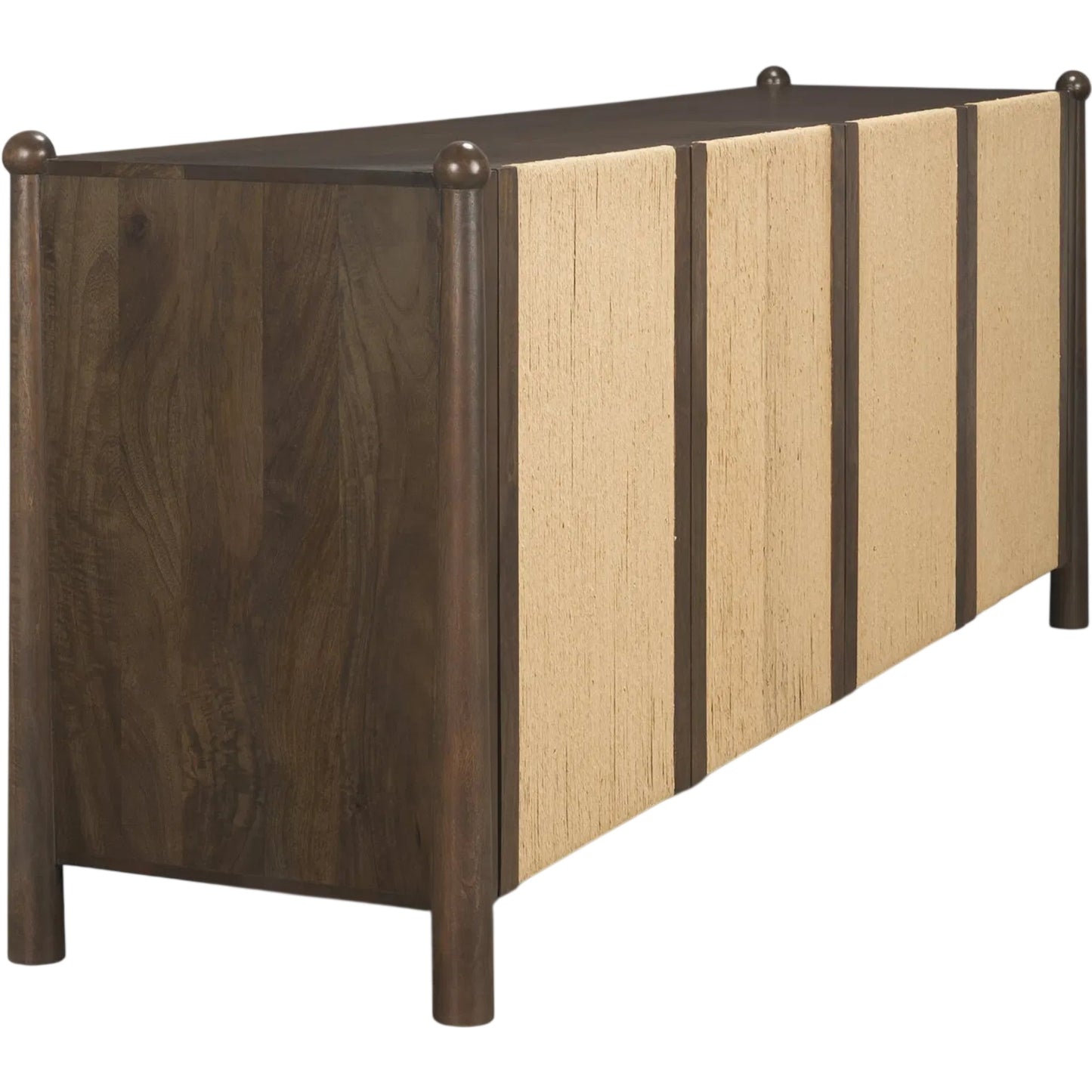 004 SI-2527749 | Additional Silo | Bondi Sideboard by Mercana in dark brown. Made from solid wood in a unique style.