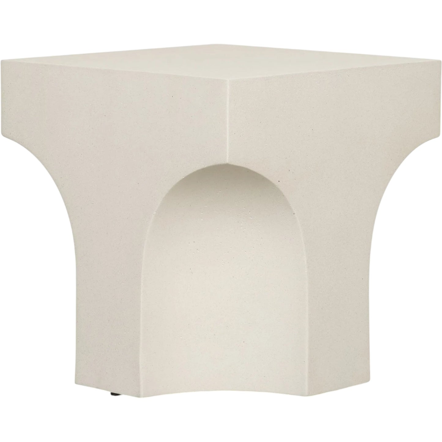 002 SI-2527750 | Additional Silo | Bunda Accent Table by Mercana in ivory. Made from stone in a unique style.
