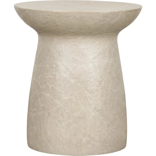 Mesa Accent Table by Mercana in gray. Made from stone in a unique style.