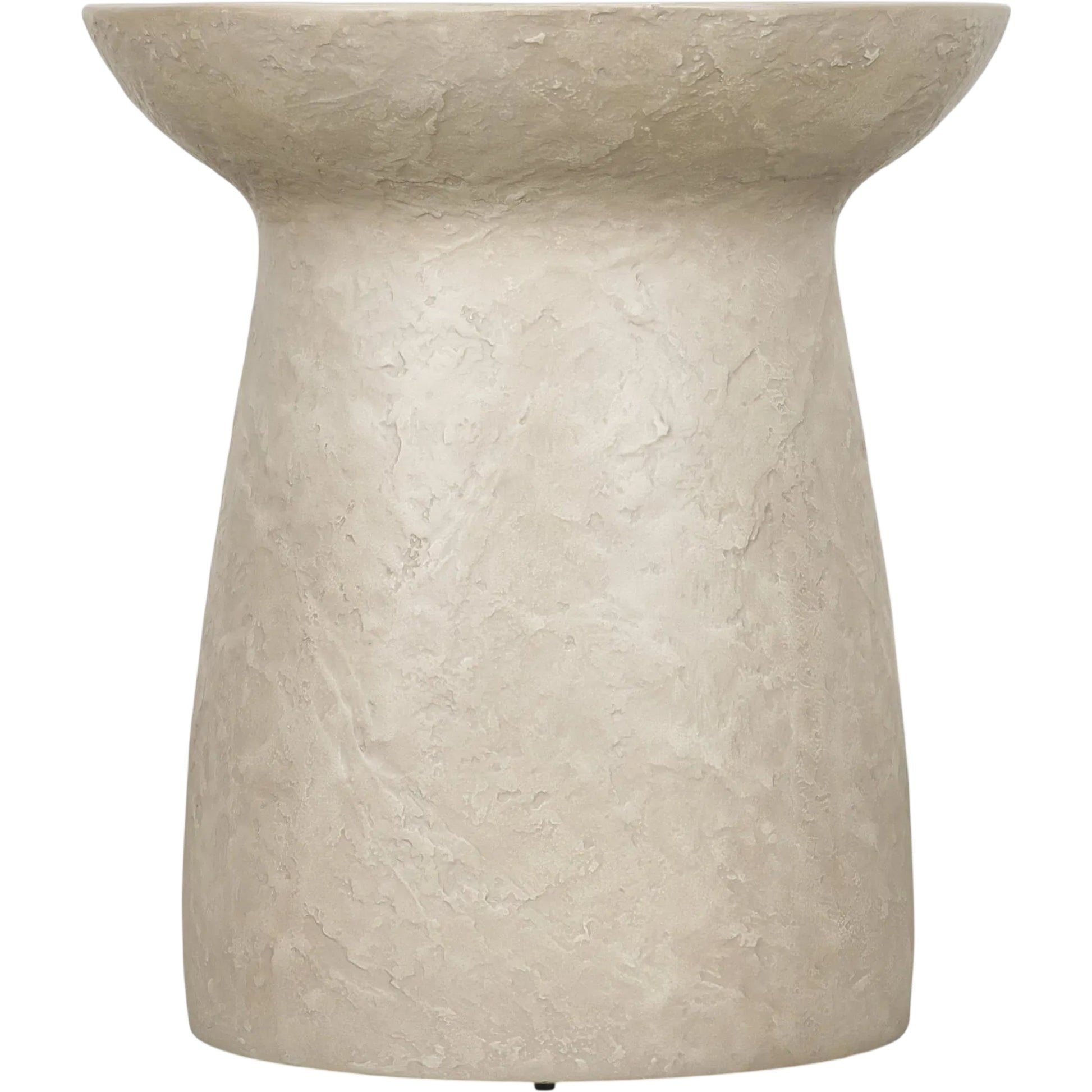 Mesa Accent Table by Mercana in gray. Made from stone in a unique style.