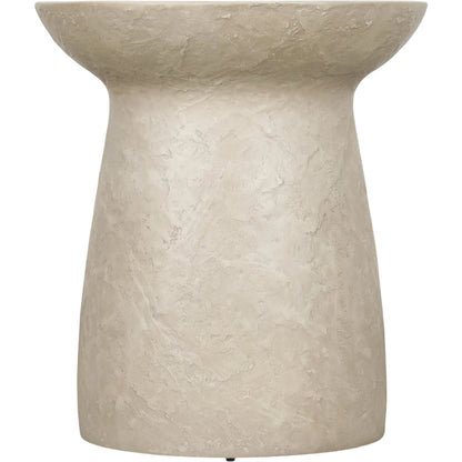 Mesa Accent Table by Mercana in gray. Made from stone in a unique style.