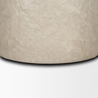 Mesa Accent Table by Mercana in gray. Made from stone in a unique style.