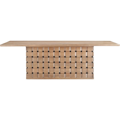 Trellyn Rectangular Dining Table by Mercana. Made from solid wood in a unique style.