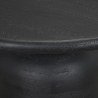 Atlas 60" Dining Table by Mercana in black. Made from solid wood in a unique style.