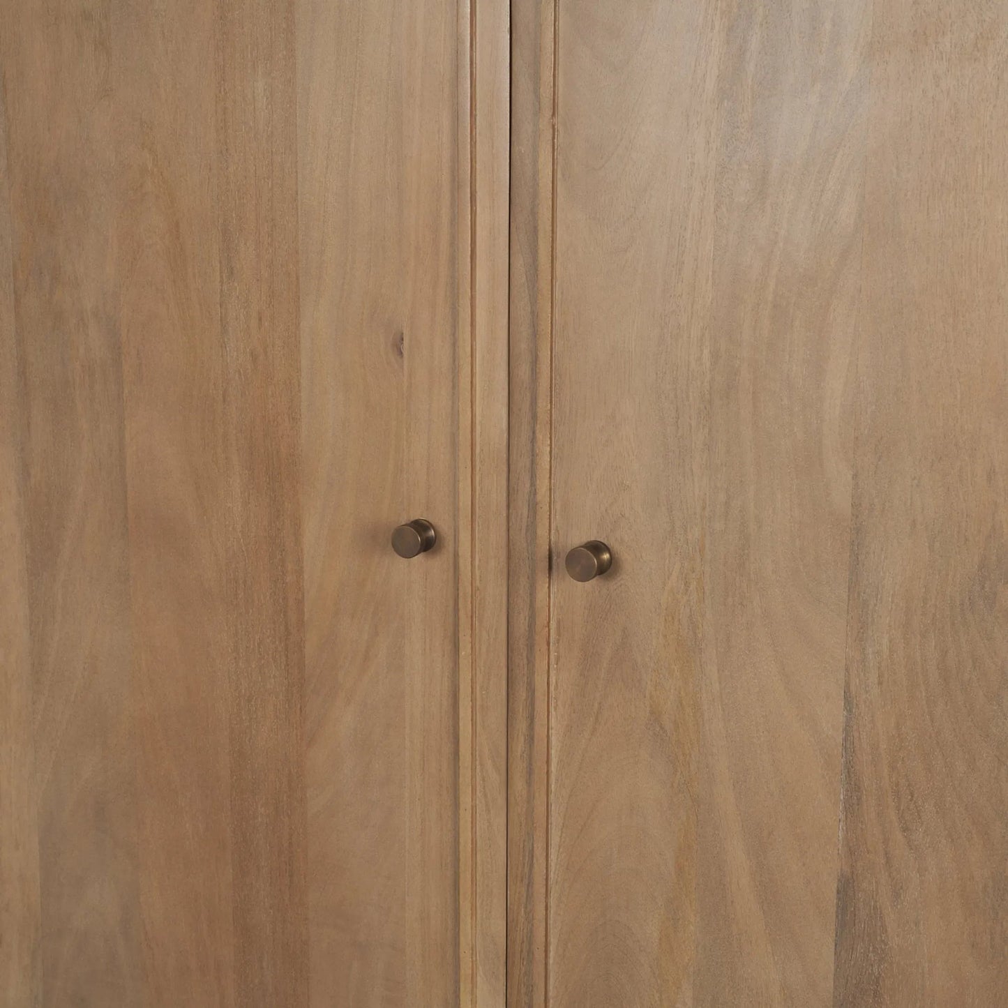 008 SI-2527761 | Closeup | Phil Bar Cabinet by Mercana in light brown. Made from solid wood in a unique style.