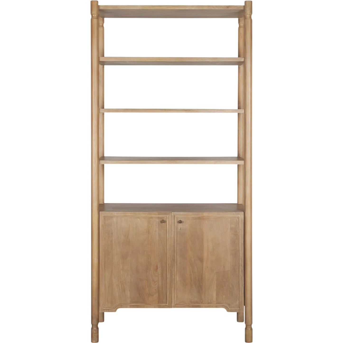 001 SI-2527763 | Additional Silo | Phil Shelving Unit by Mercana in light brown. Made from solid wood in a unique style.
