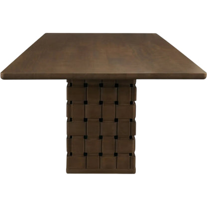 Trellyn Rectangular Dining Table by Mercana. Made from solid wood in a unique style.